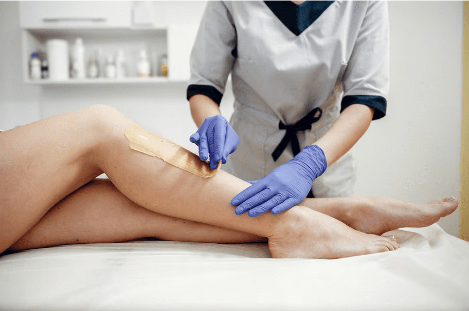 Full leg waxing